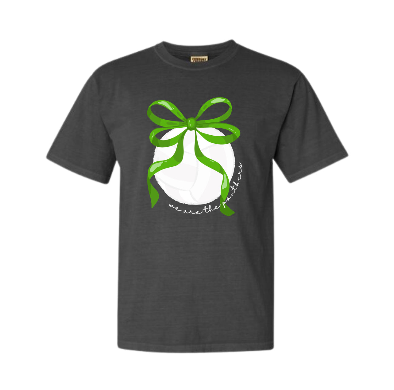 Panthers Volleyball Bow Tee
