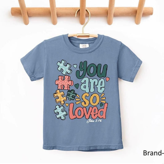 “You are so loved” Puzzle Piece Tee