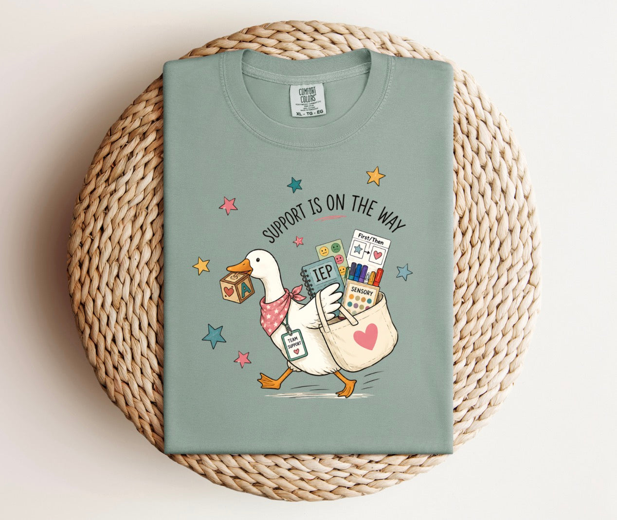 Support is on the way Tee