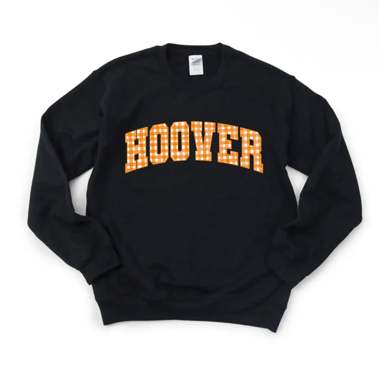 Hoover Varsity Gingham Sweatshirt