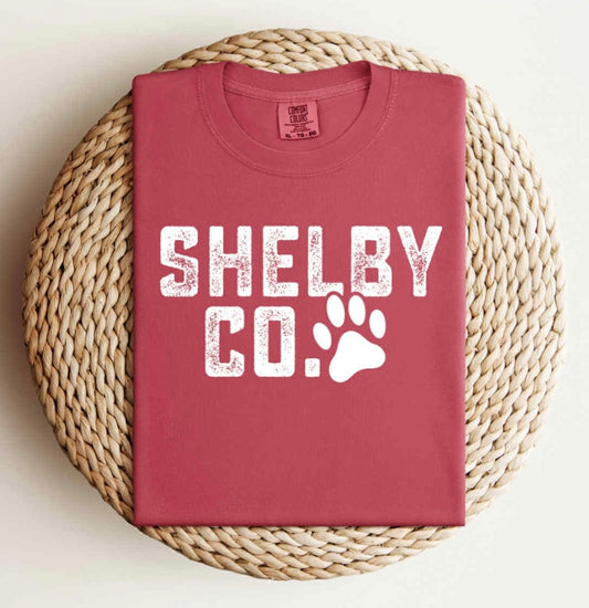 “Shelby Co.” Paw print Tee