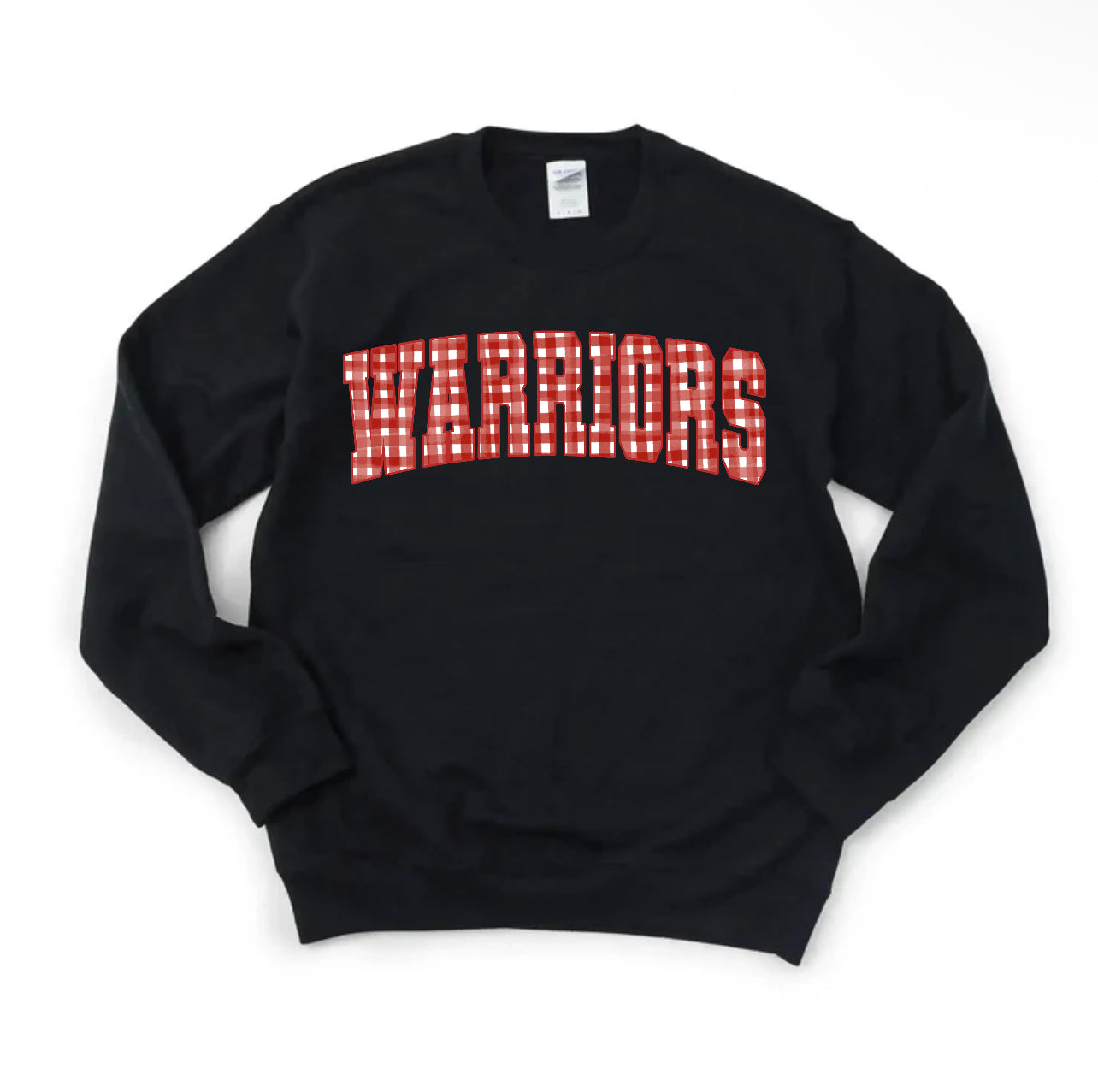 Warriors Varsity Gingham Sweatshirt