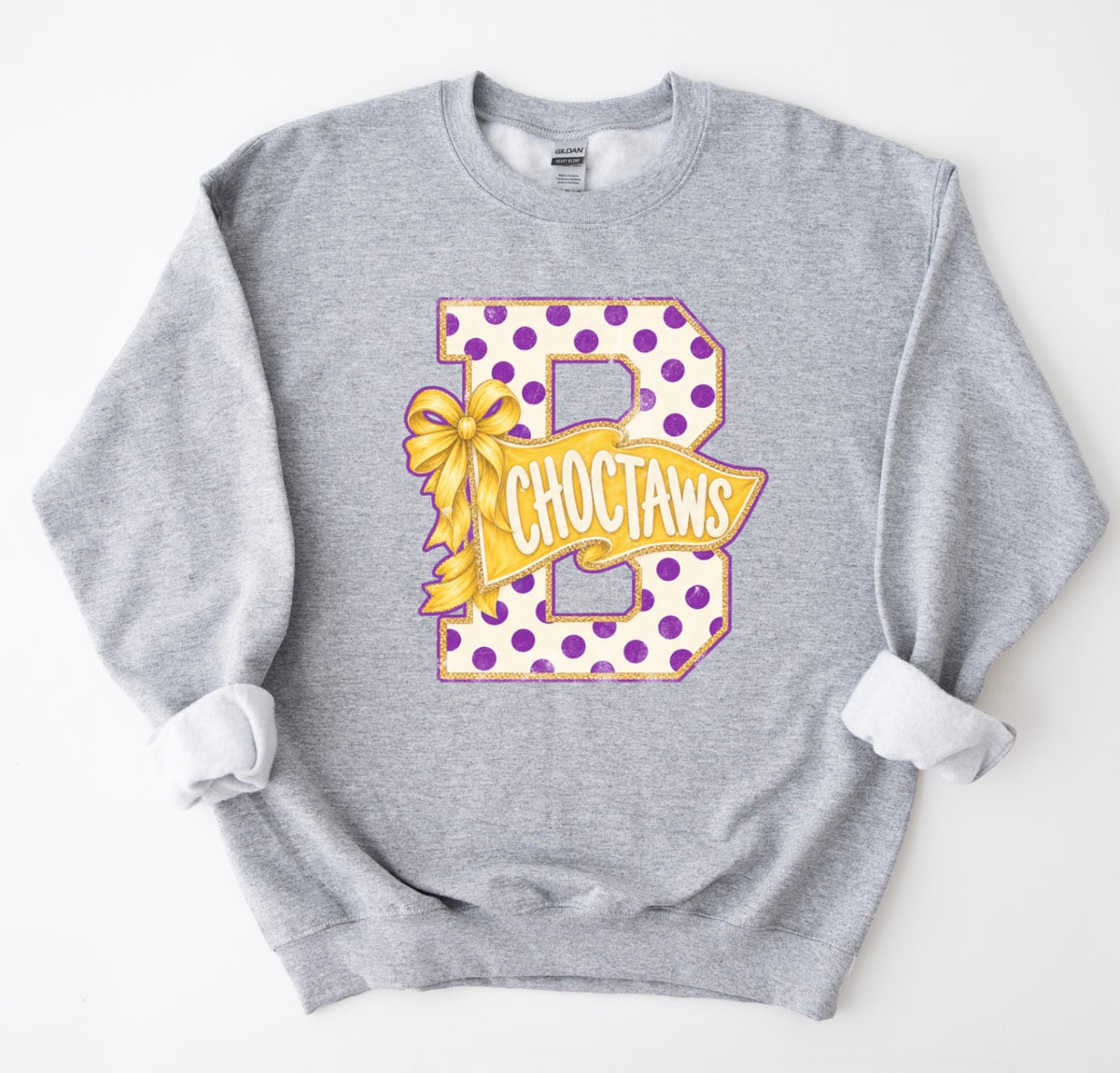 B Choctaws Gildan Sweatshirt