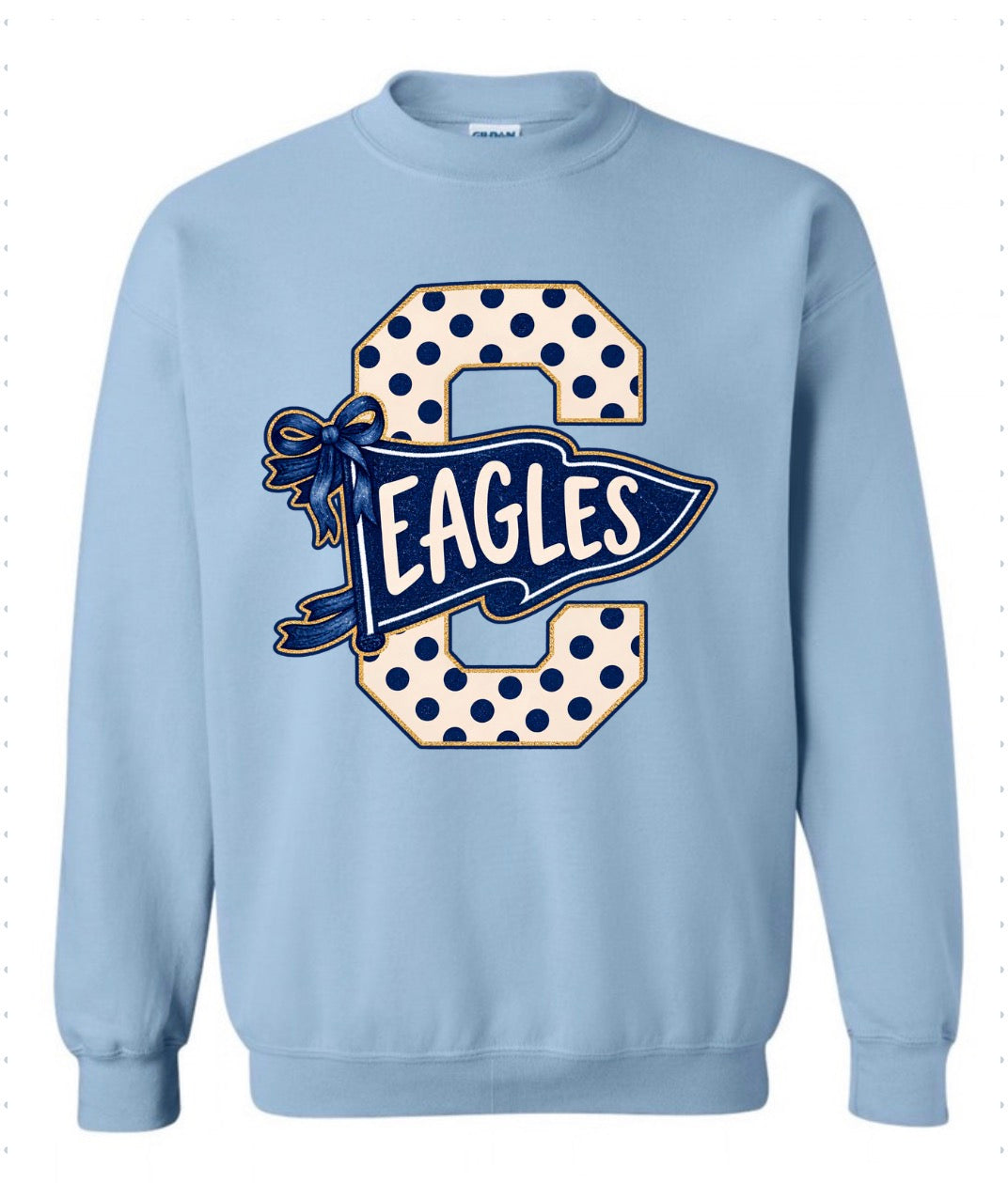 C Eagles Carolina Blue Sweatshirt
