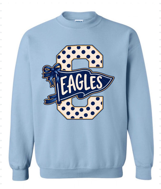 C Eagles Carolina Blue Sweatshirt