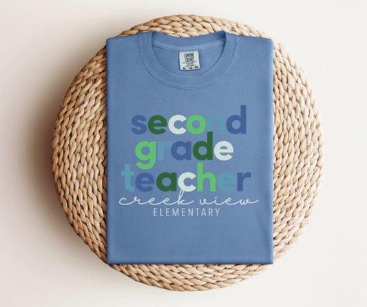 Creek View 2nd Grade Male Tee