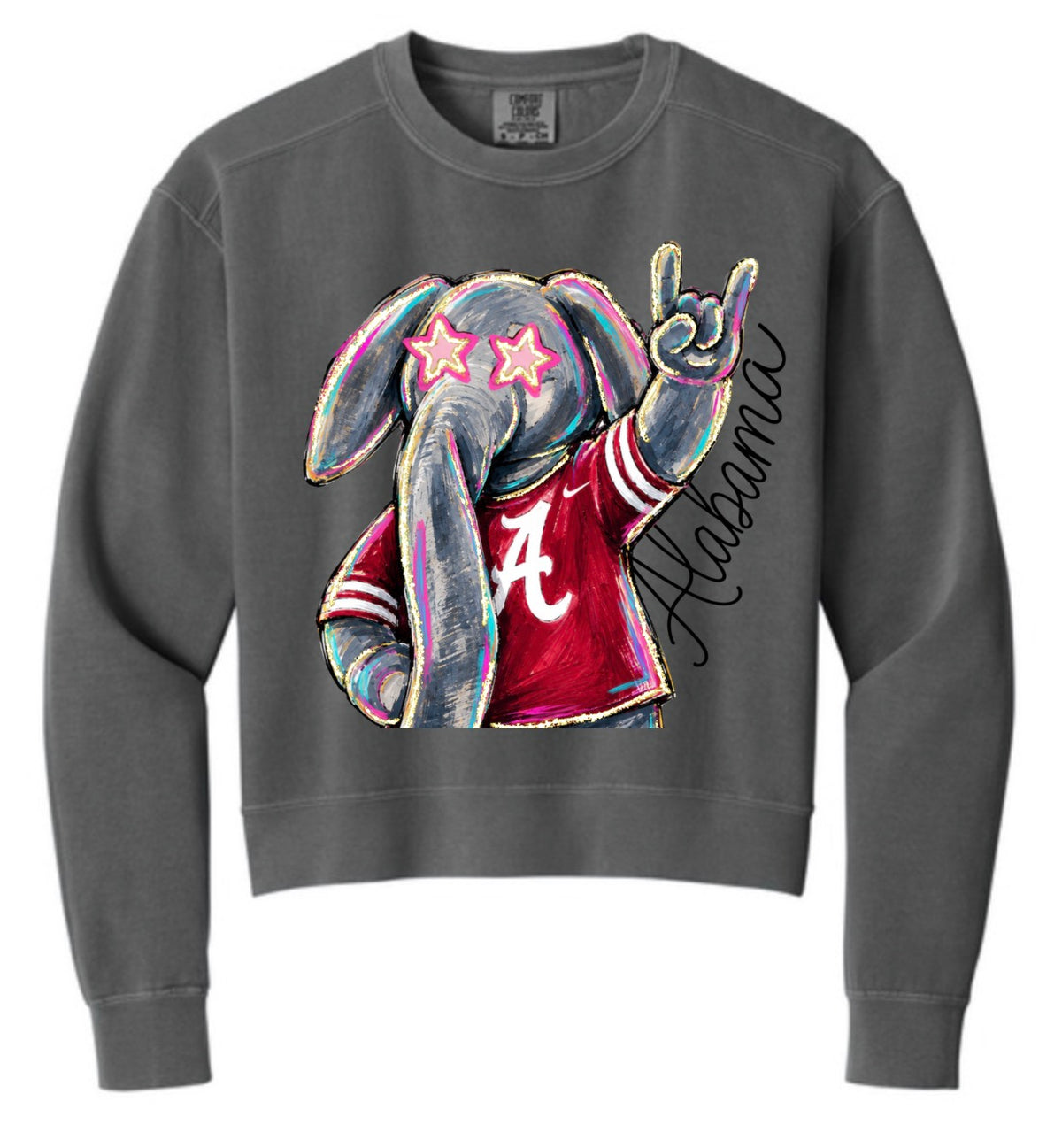 Funky Alabama boxy Comfort Color Sweatshirt