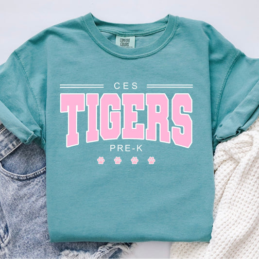 “CES Tigers” Custom Tee