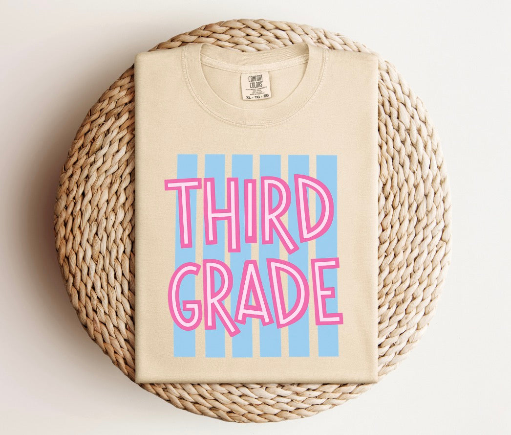 Third Grade striped Tee