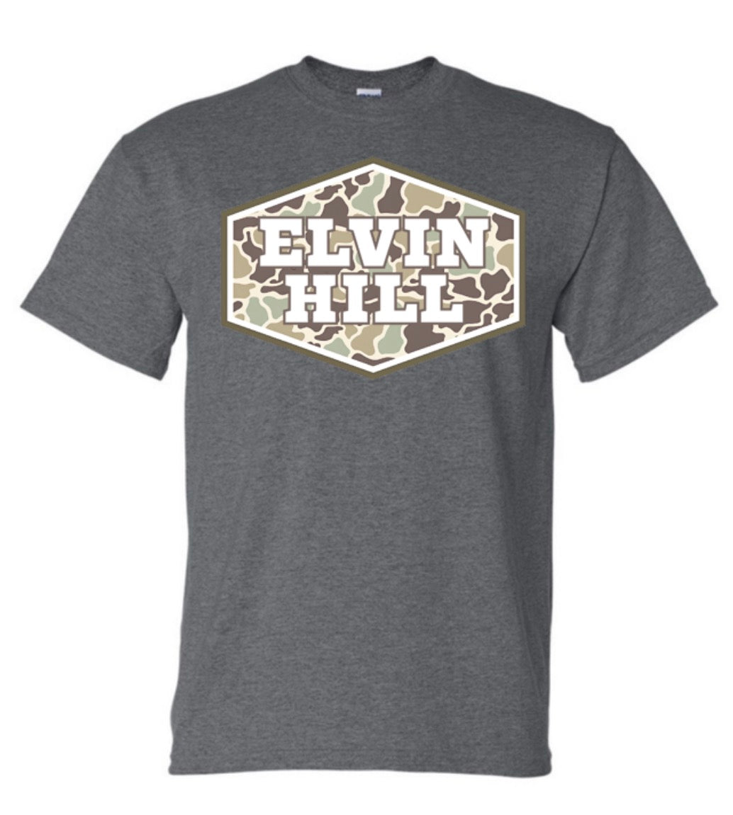 Elvin Hill Camo Gildan Tee