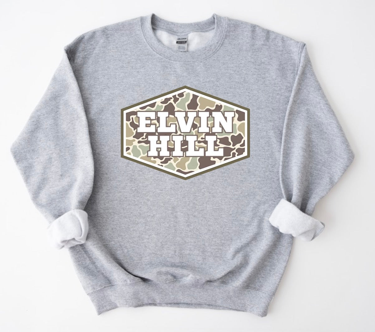 Elvin Hill Camo Sweatshirt