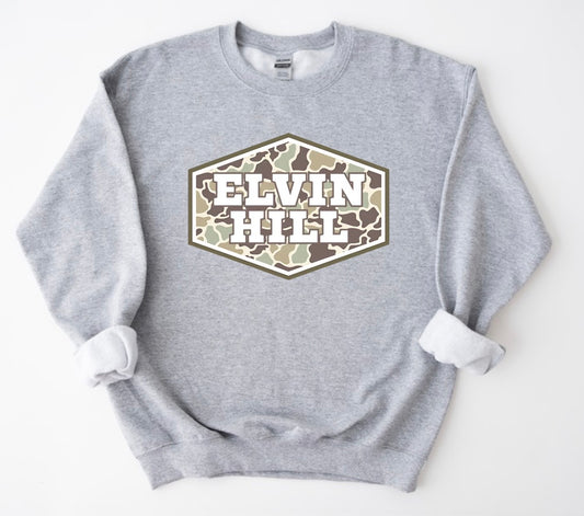 Elvin Hill Camo Sweatshirt