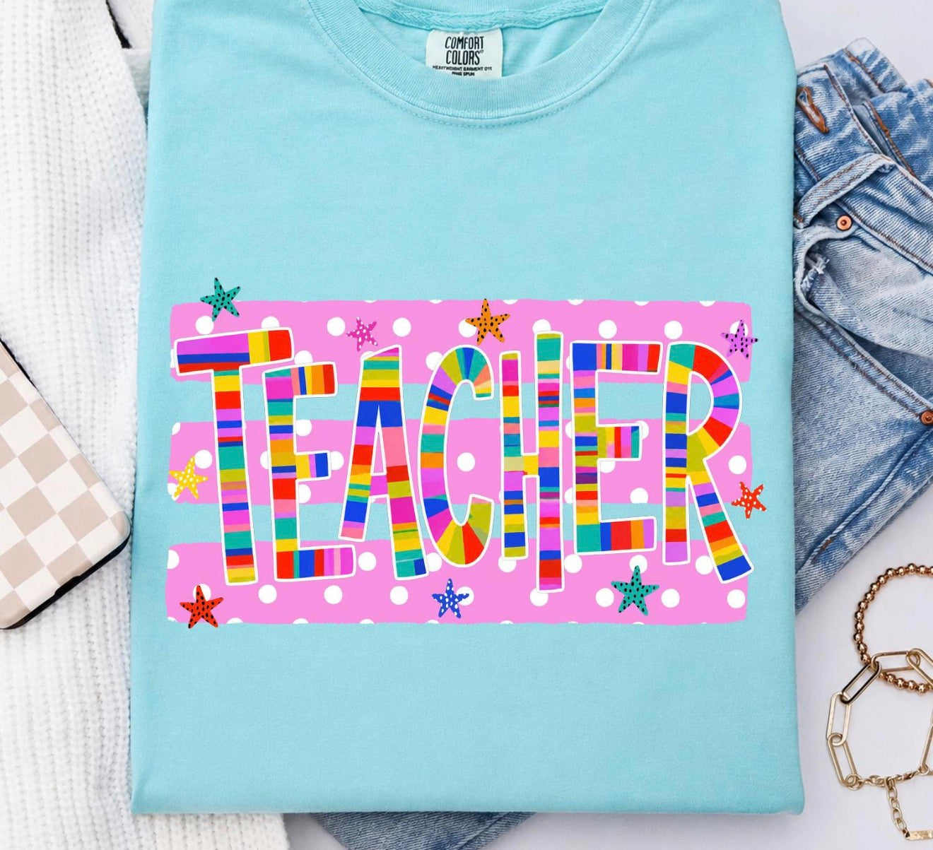 Funky Teacher  Tee