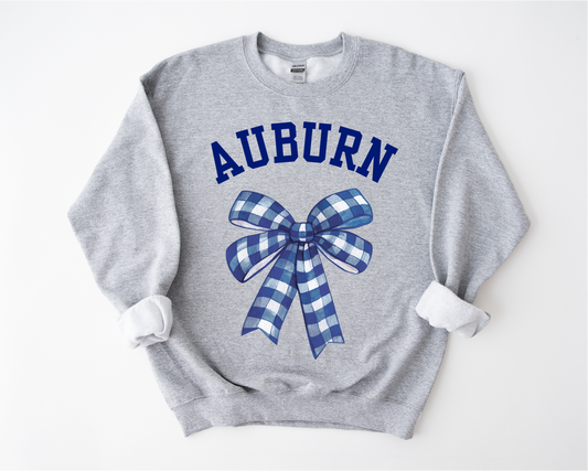 Auburn Bow Sweatshirt