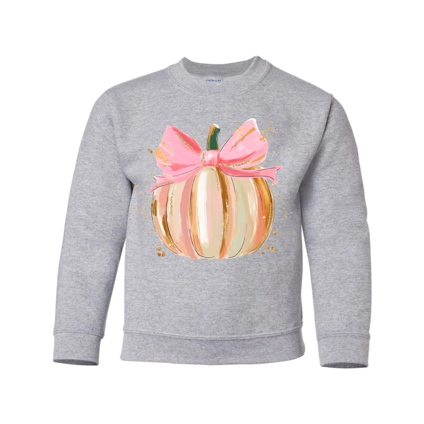 Girly Pumpkin Sweatshirt - YOUTH