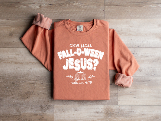 “Fall-O-Ween Jesus” Sweatshirts