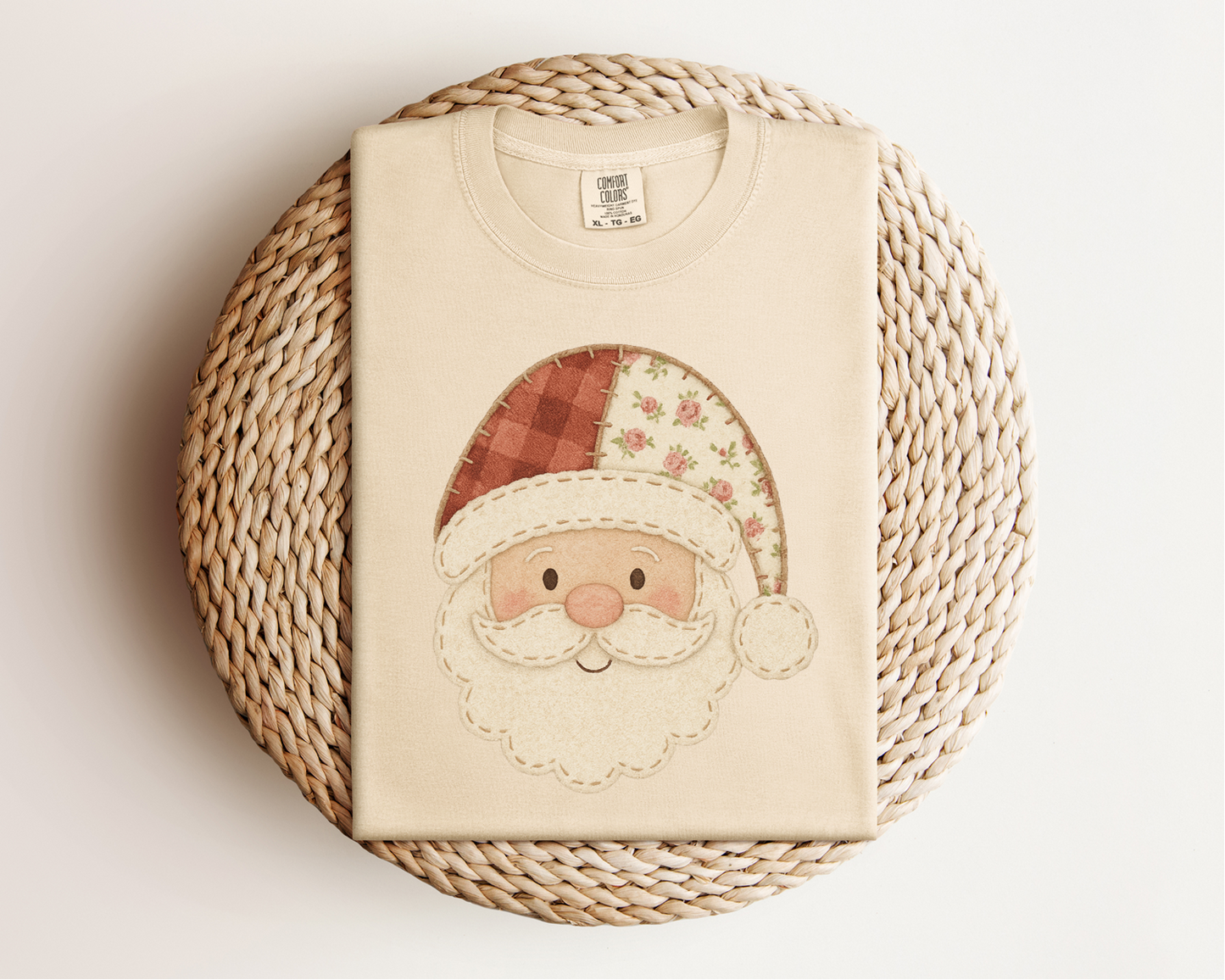 Stitched Santa Tee