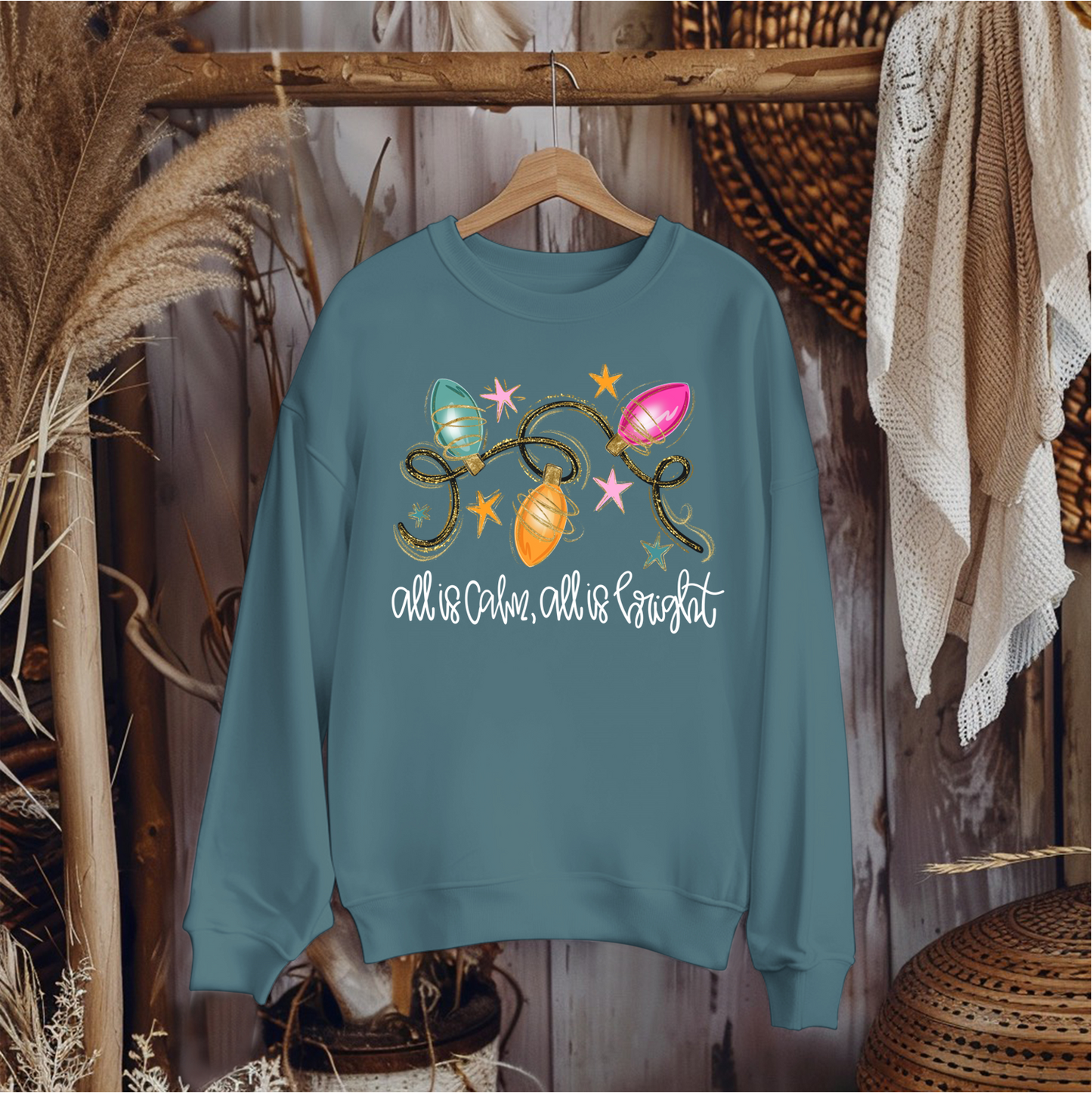 “All is calm, all is bright” Sweatshirt
