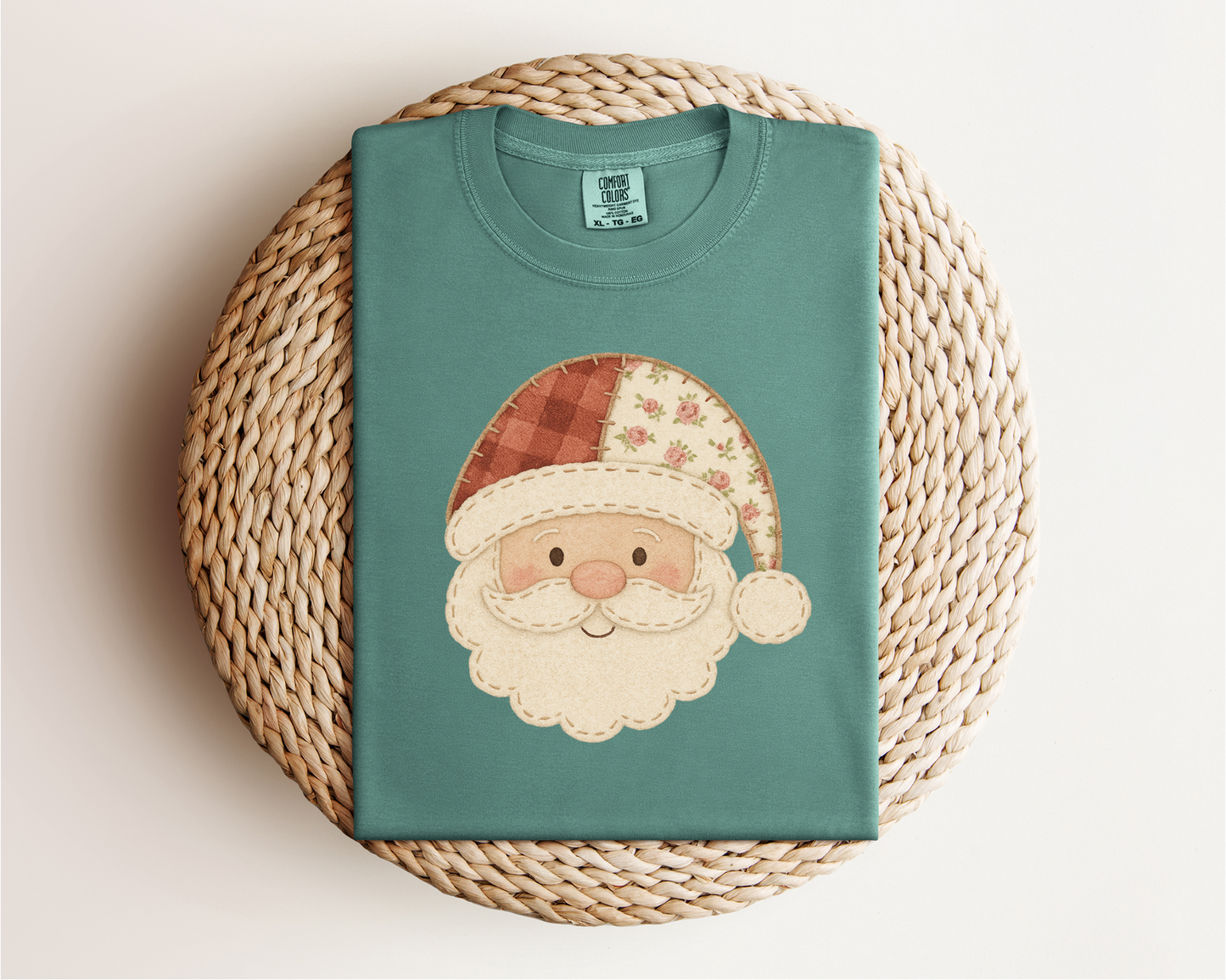 Stitched Santa Tee