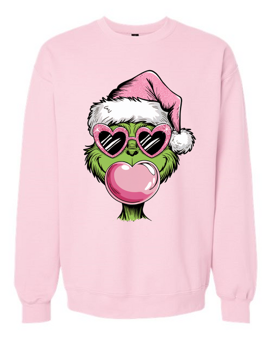 Bubblegum Grinch Sweatshirt