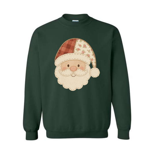 Stitched Santa Sweatshirt