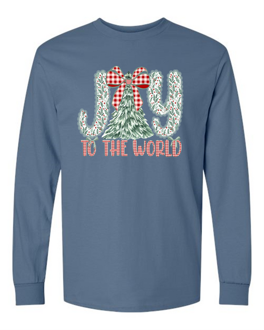 “Joy to the world” Long Sleeve Tee