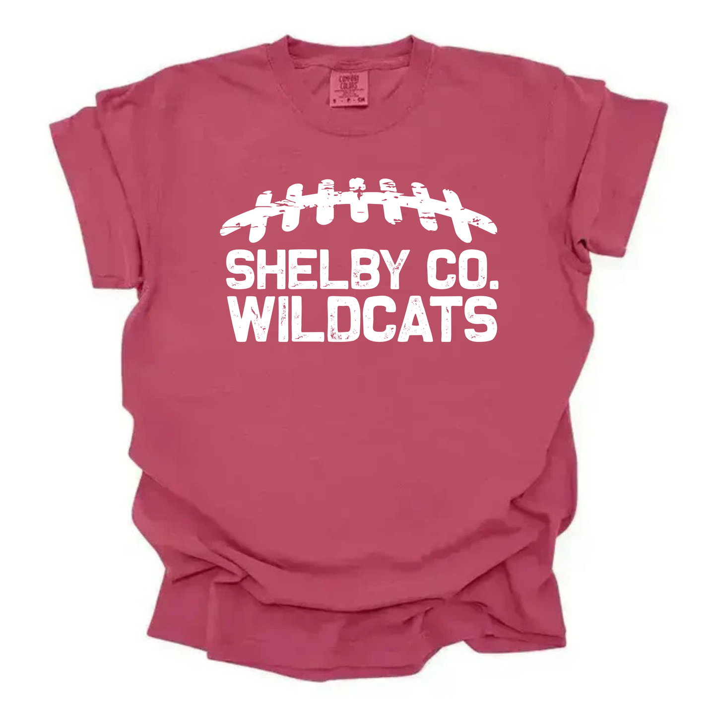 Custom Grunge Mascot Football Tee