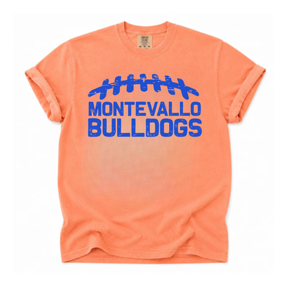 Custom Grunge Mascot Football Tee