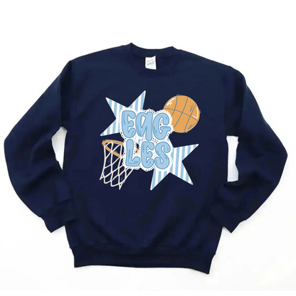 Eagles lace Basketball Sweatshirt