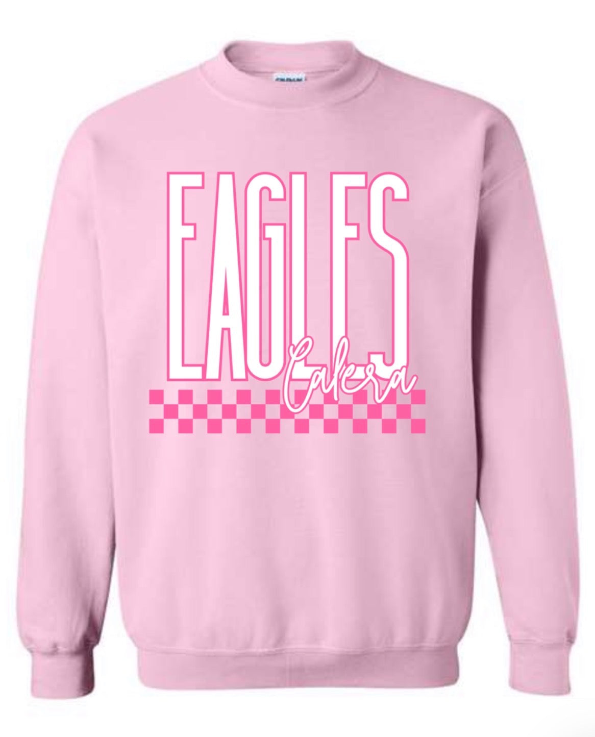 Checkered Pink Out Sweatshirt