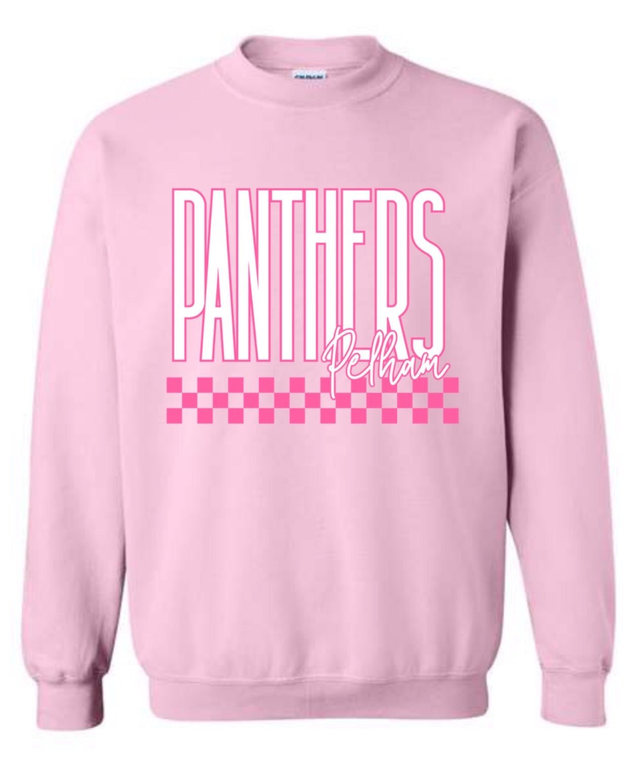 Checkered Pink Out Sweatshirt