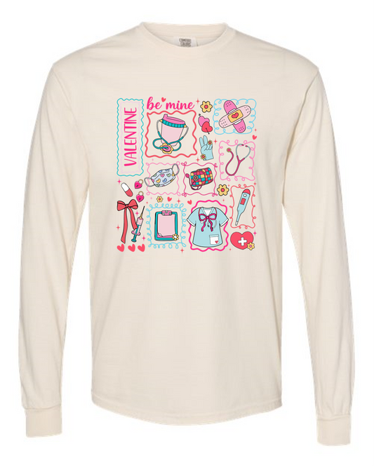 Valentine’s Nurse Long Sleeve Tee