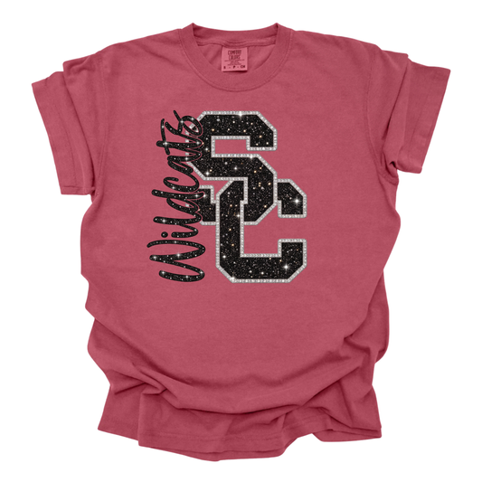 Faux Glitter SC Tee