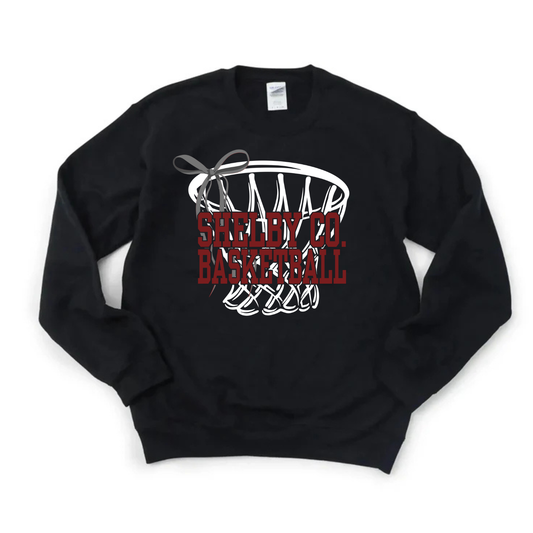 “Shelby Co. Basketball”  Sweatshirt