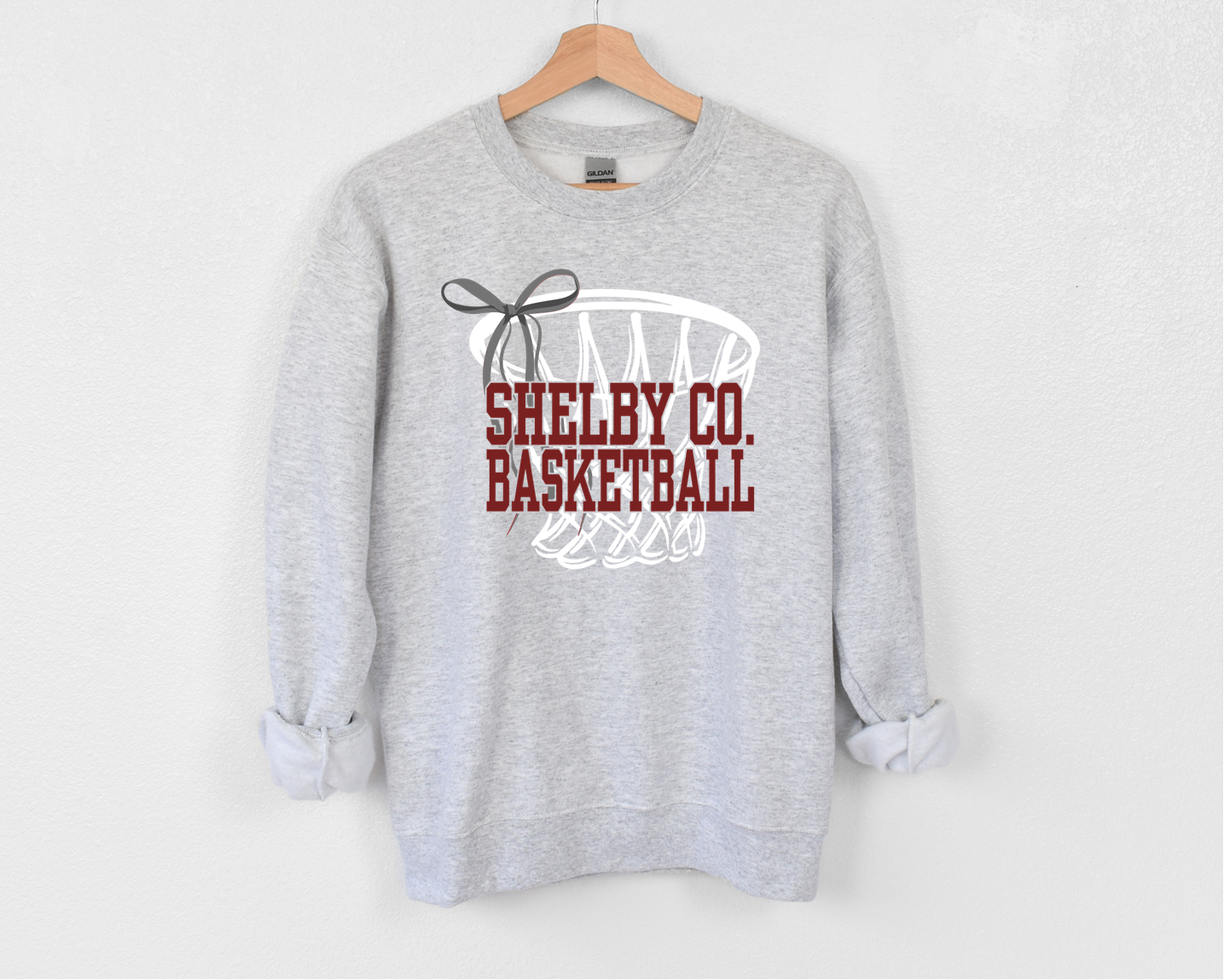 “Shelby Co. Basketball”  Sweatshirt