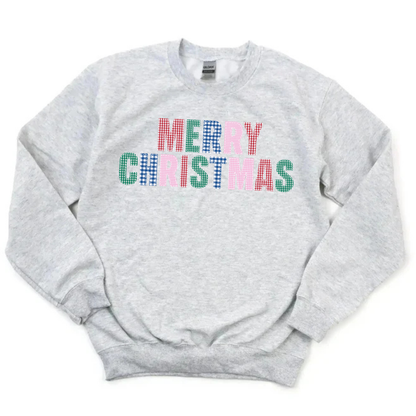 Christmas Gingham Sweatshirt