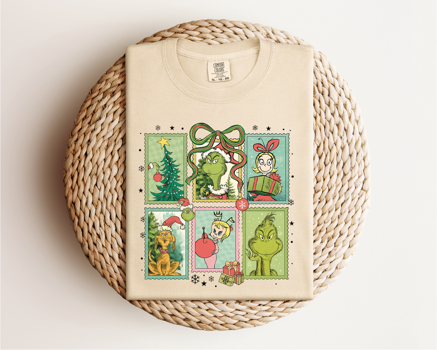 Grinch Stamp Tee