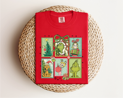 Grinch Stamp Tee
