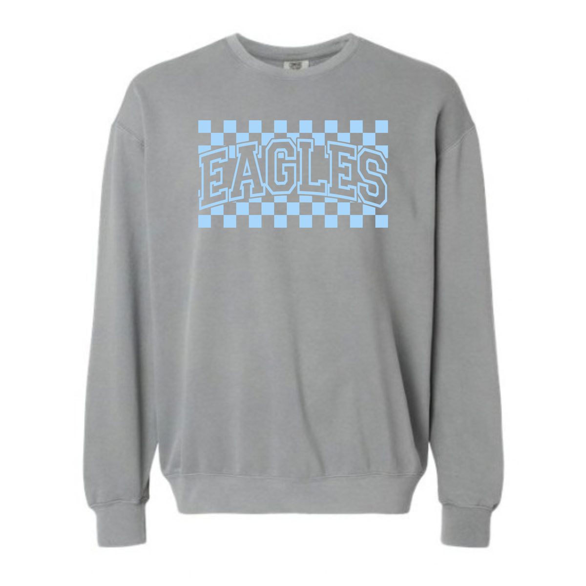 Checkered Mascot Comfort Color Sweatshirt