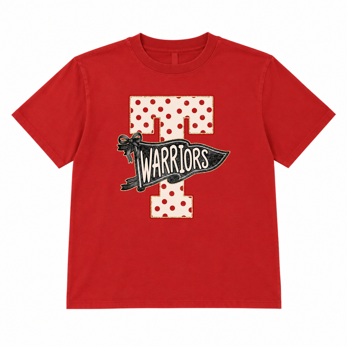 T Warriors Red Boxy Tee