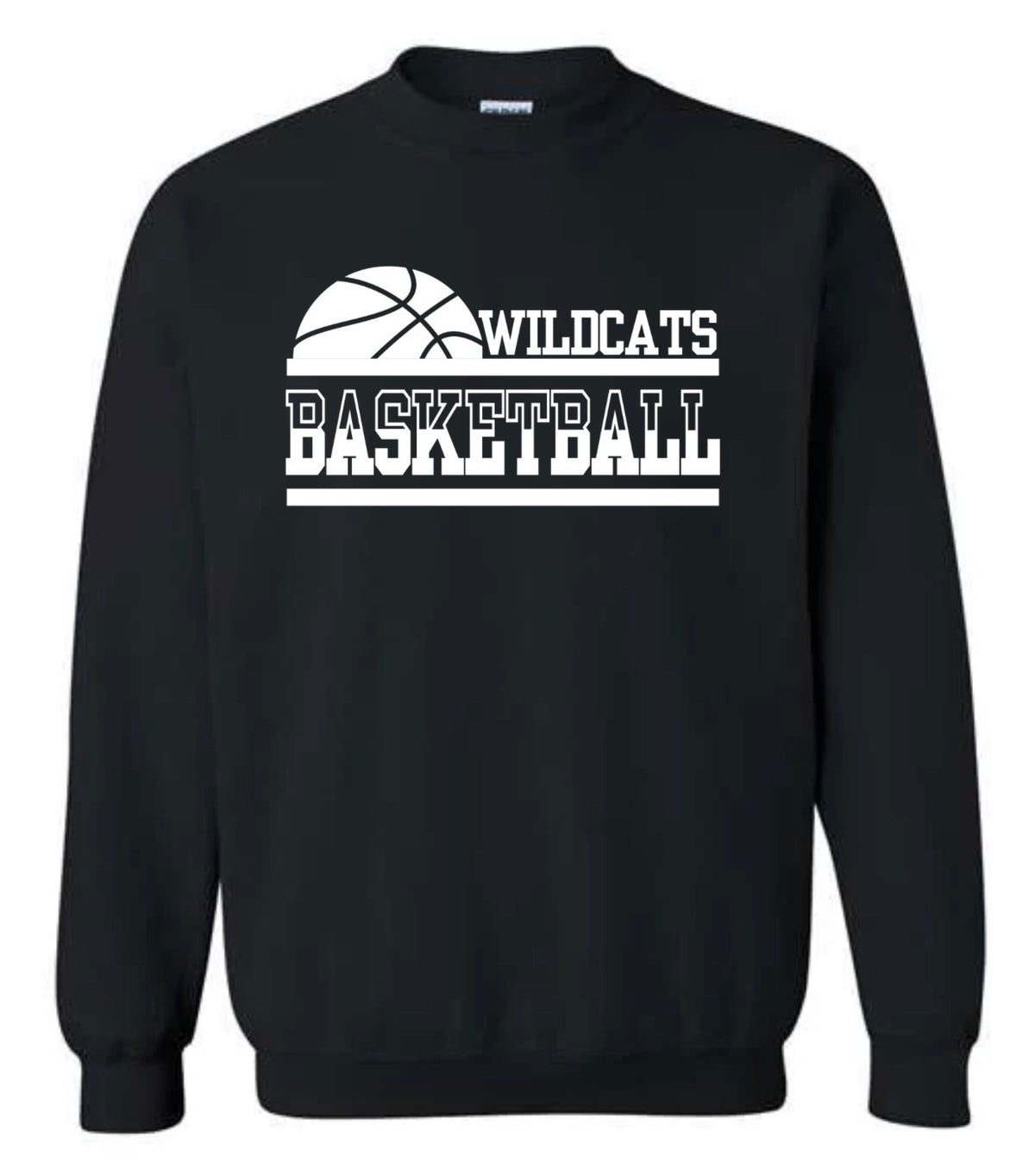 Wildcats Basketball Stacked Sweatshirt