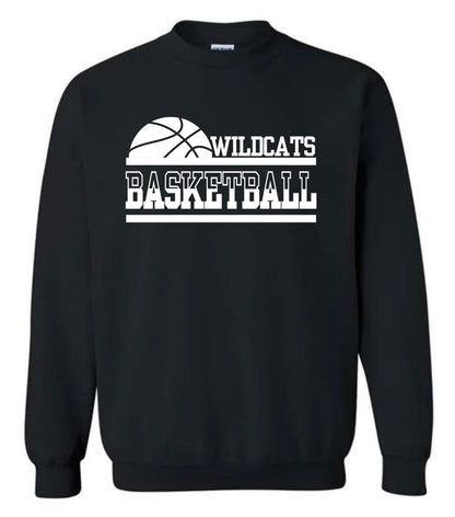 Wildcats Basketball Stacked Sweatshirt