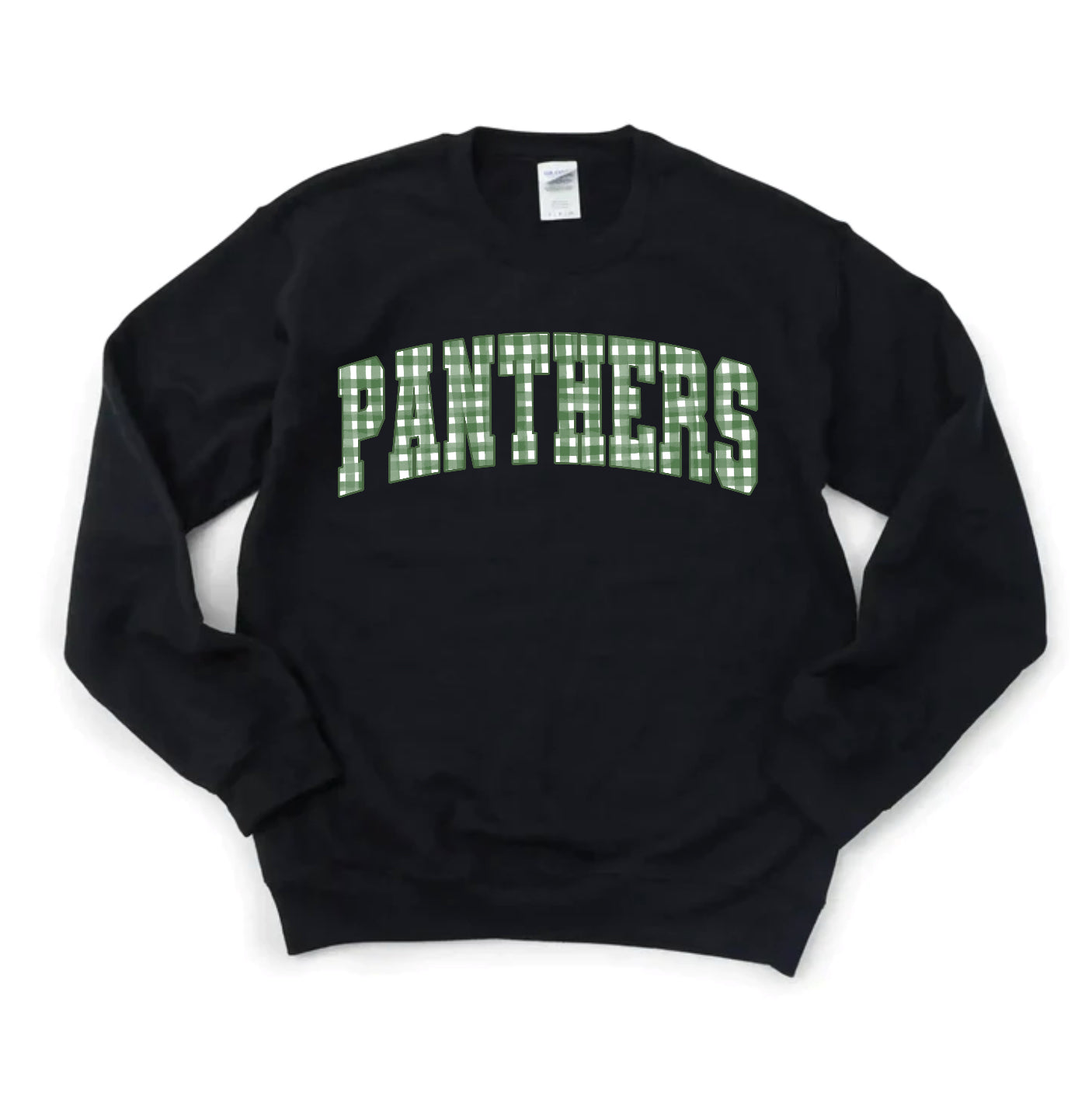 Panthers Varsity Gingham Sweatshirt