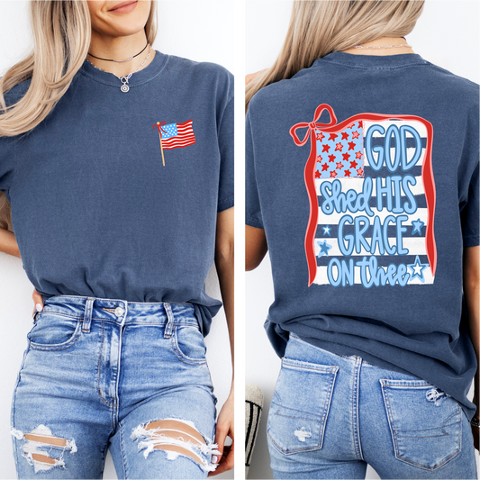 “God Shed His Grace” Tee