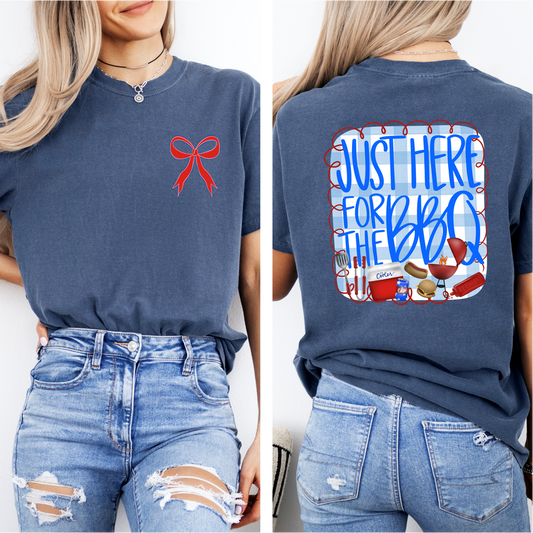 “Here For The BBQ” Tee