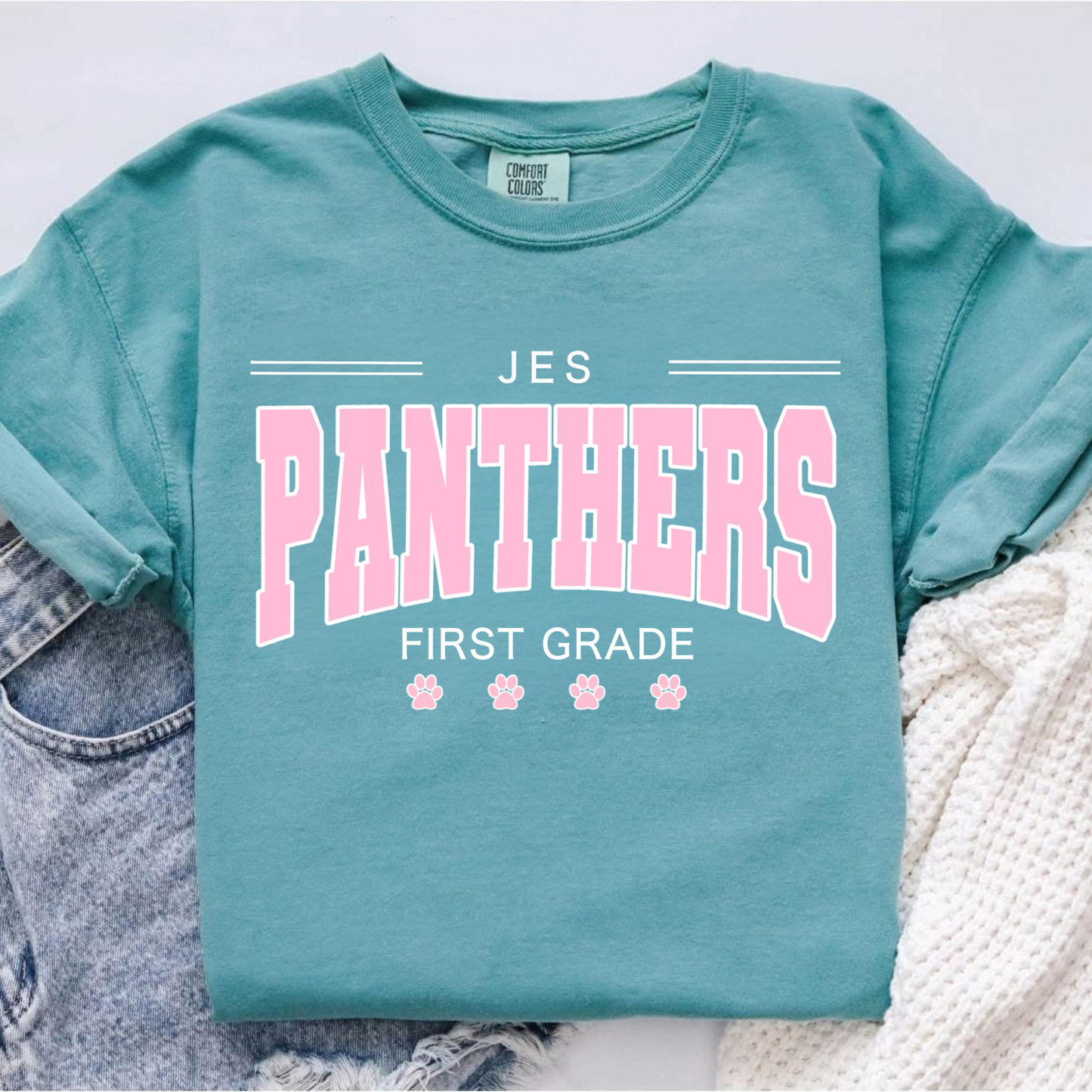 “JES Panthers” Custom Tee