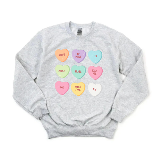 Conversation Hearts Sweatshirt