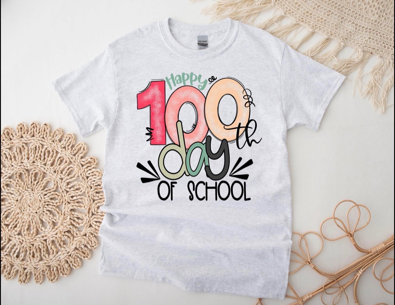 “Happy 100th day of school” Tee