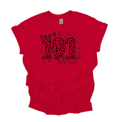101 days of school Doodle Tee