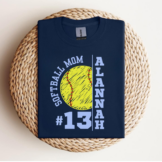 “Softball Mom” Tee